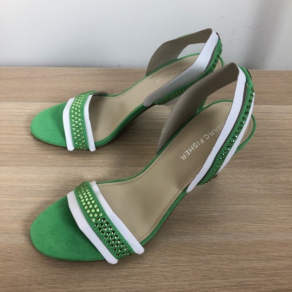 NWT Marc Fisher Rhinestone Embellished Slingback - Picture 5 of 10